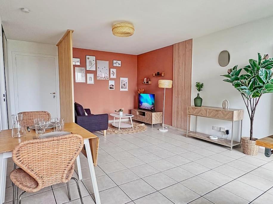 Charmant T2 Terrasse, Garage Villeurbanne Exterior foto